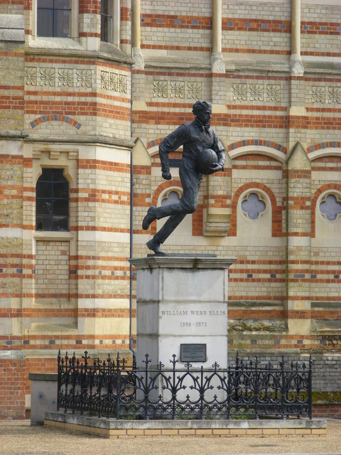 Rugby history for children featuring William Webb Ellis