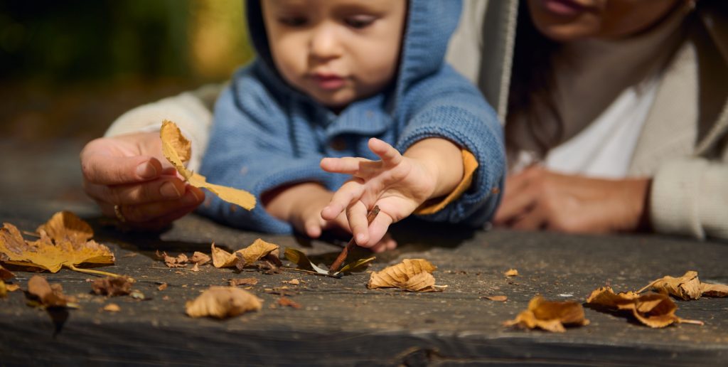 child and nursery practitioner staying safe at blue windmill day nursery