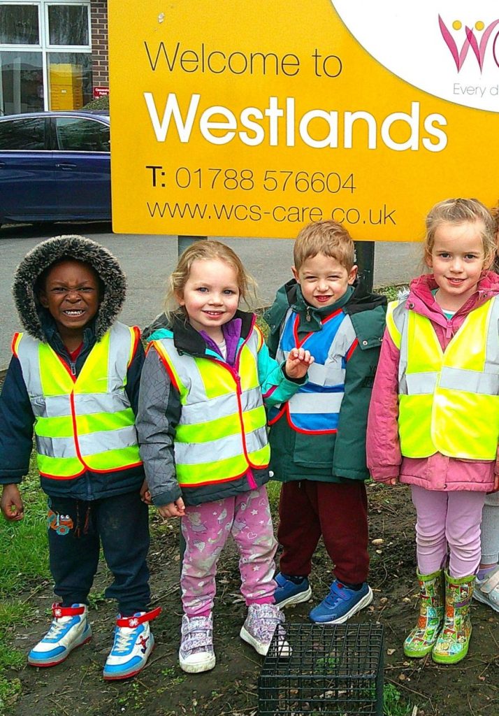 blue windmill nursery visit to care home